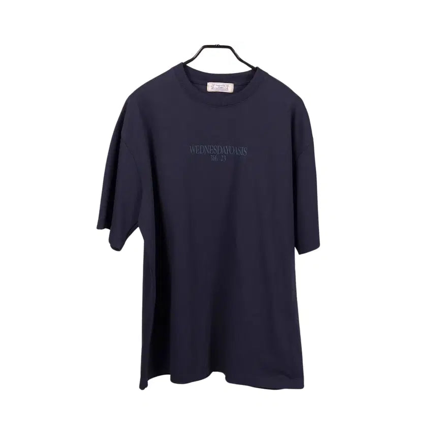 [BUNJANG] Wednesday Oasis Cotton Short Sleeve T-Shirt / WEDNESDAY OASIS 웬즈데이오아시스 코튼 반팔 티셔츠_A322