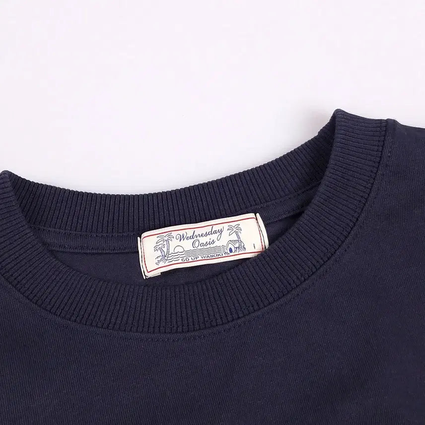 [BUNJANG] Wednesday Oasis Cotton Short Sleeve T-Shirt / WEDNESDAY OASIS 웬즈데이오아시스 코튼 반팔 티셔츠_A322