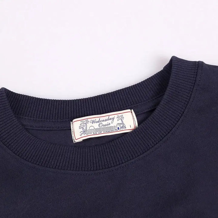 [BUNJANG] Wednesday Oasis Cotton Short Sleeve T-Shirt / WEDNESDAY OASIS 웬즈데이오아시스 코튼 반팔 티셔츠_A322