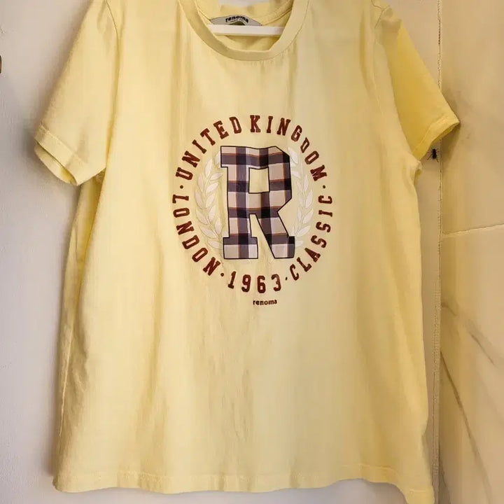 [BUNJANG] Renoma Junior Yellow Short Sleeve T-Shirt Size 150 / 레노마 반팔 티셔츠 옐로우쥬니어