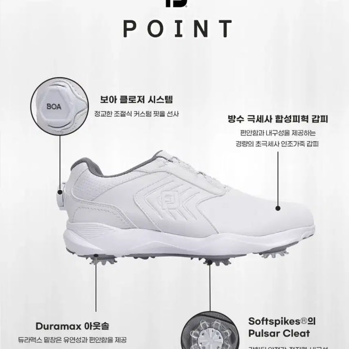 [BUNJANG] FootJoy BOA Golf Shoes White Extra Wide 265mm / 풋조이 BOA 골프화 새제품 265