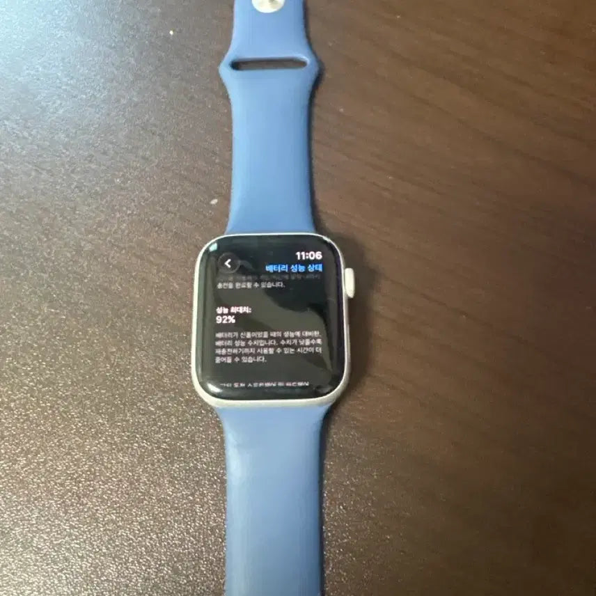 [BUNJANG] Apple Watch SE (2nd Gen) GPS Model with Blue Strap / 애플워치 SE(GPS)(2세대)