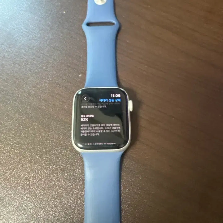 [BUNJANG] Apple Watch SE (2nd Gen) GPS Model with Blue Strap / 애플워치 SE(GPS)(2세대)
