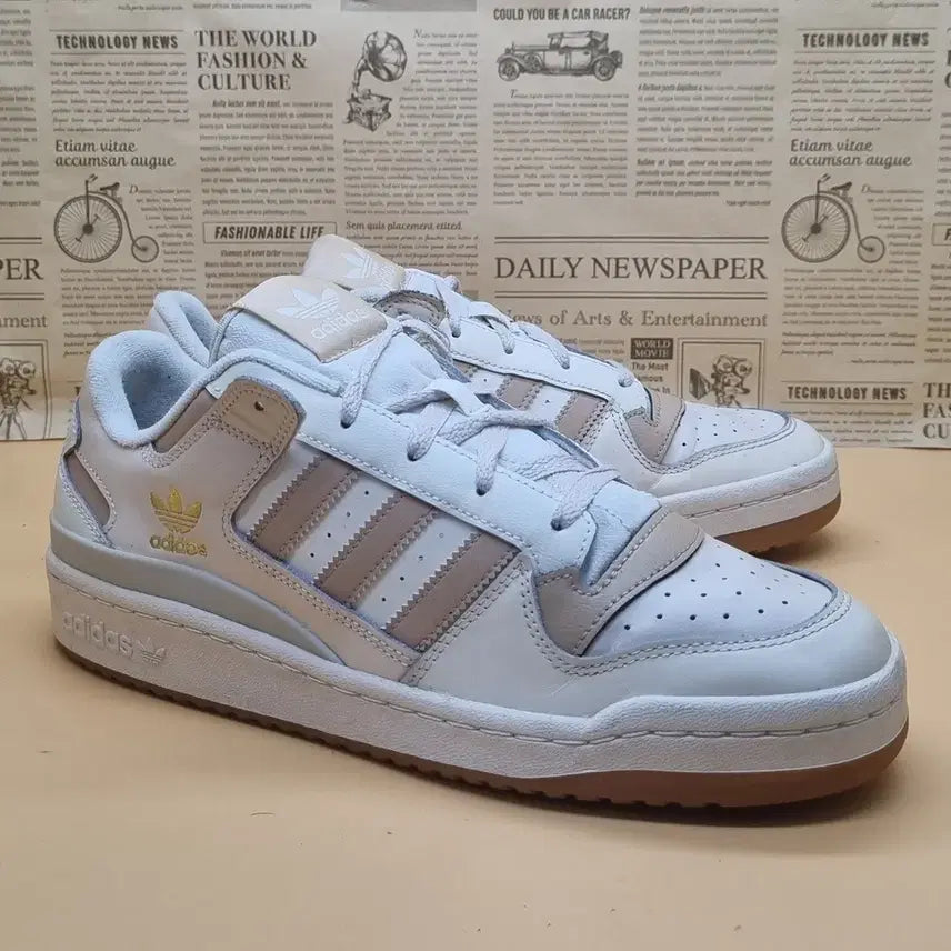 [BUNJANG] Adidas Forum Low Beige Sneakers 280 / 아디다스 포럼 로우  베이지 운동화 280