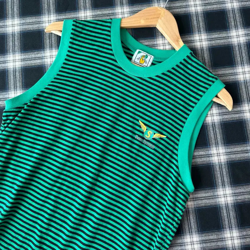 [BUNJANG] Buffalo 66 Striped Sleeveless Top / 버팔로66 스트라이프 슬리브리스 나시 (마지막사진2장)