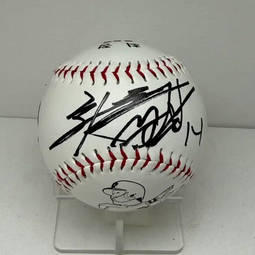[BUNJANG] Choi Jeong SSG Landers 17 Consecutive Home Run Commemorative Signed Baseball / SSG랜더스 최정 17연속두자리 홈런 기념구 친필 싸인볼