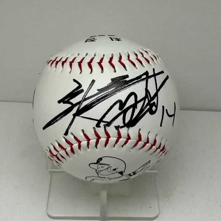 [BUNJANG] Choi Jeong SSG Landers 17 Consecutive Home Run Commemorative Signed Baseball / SSG랜더스 최정 17연속두자리 홈런 기념구 친필 싸인볼