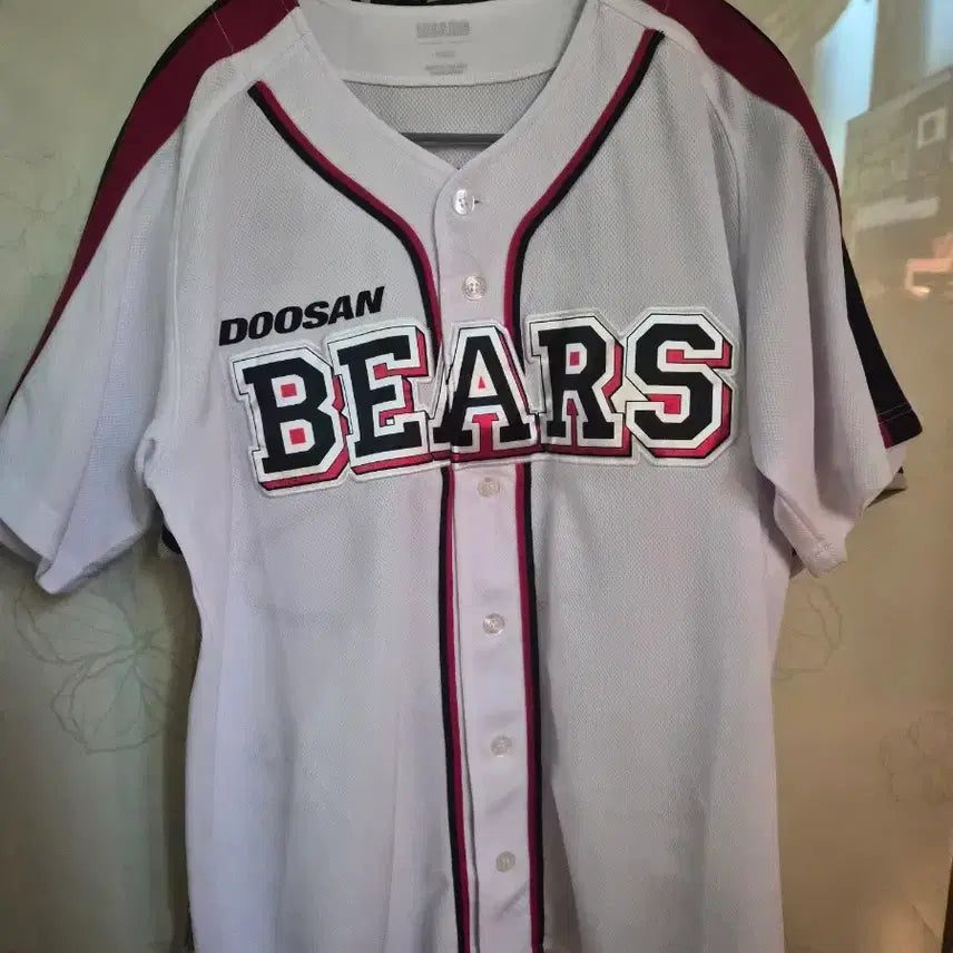 [BUNJANG] Doosan Bears Kim Taek-yeon Retro Baseball Jersey with Signed Name Patch / 두산베어스 레트로 유니폼 김택연 손마킹