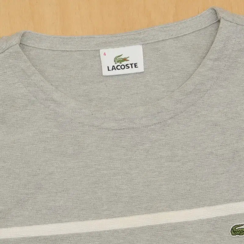 [BUNJANG] Lacoste Short Sleeve Knit Top / 라코스테 반팔 니트 95 L-2250