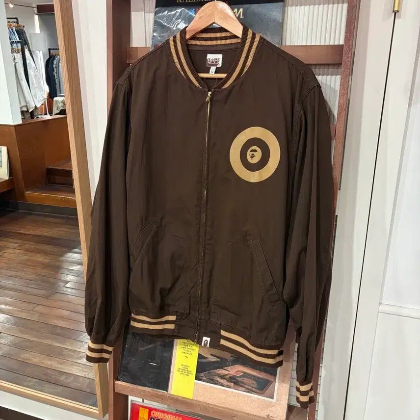 [BUNJANG] BAPE 00s Logo Stadium Jacket / J156 00s 베이프 로고 스타디움 자켓