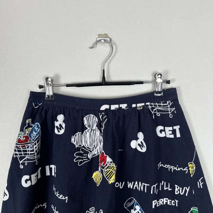 [BUNJANG] LAP Disney Navy Skirt / LAP 랩 디즈니 스커트 치마 여64 S 라덴 빈티지