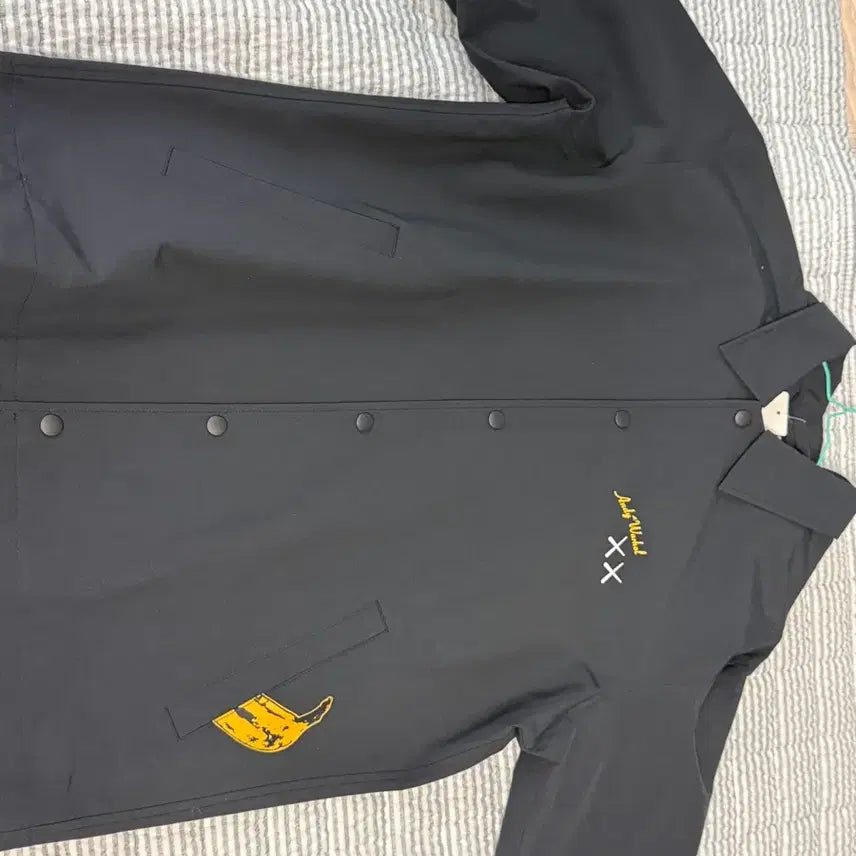 [BUNJANG] Uniqlo x Andy Warhol Banana Logo Coach Jacket / 앤디워홀 코치자켓