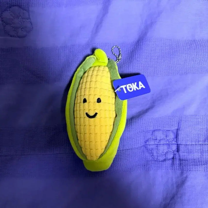[BUNJANG] Toka Corn Plush Keychain / 토카 옥수수 인형 키링