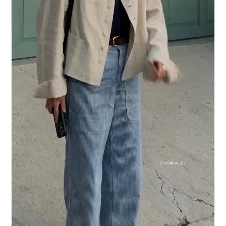 [BUNJANG] Urbanic30 Hickory Denim Pants S Size / 얼바닉30 urbanic30 히코리 데님 팬츠 S size