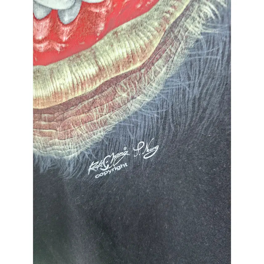 [BUNJANG] Rock Chang Monkey Short Sleeve T-Shirt / L 락창 Rock Chang 몽키 피어싱 반팔 티 D768