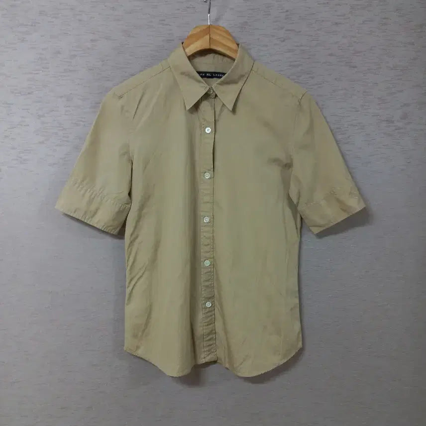 [BUNJANG] Polo Ralph Lauren Beige Cotton Shirt Women&