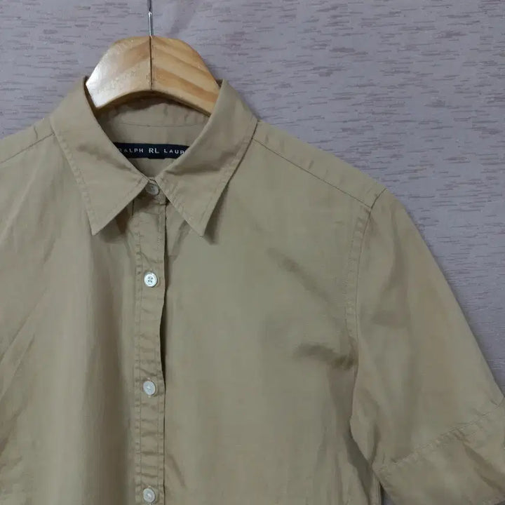 [BUNJANG] Polo Ralph Lauren Beige Cotton Shirt Women&