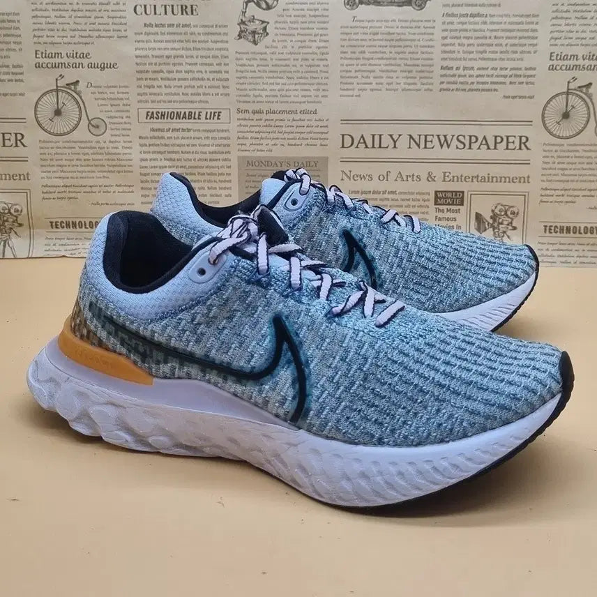 [BUNJANG] Nike React Flyknit 3 Ocean Sneakers (235mm) / 나이키 리액트 플라이니트 3 오션 운동화 235