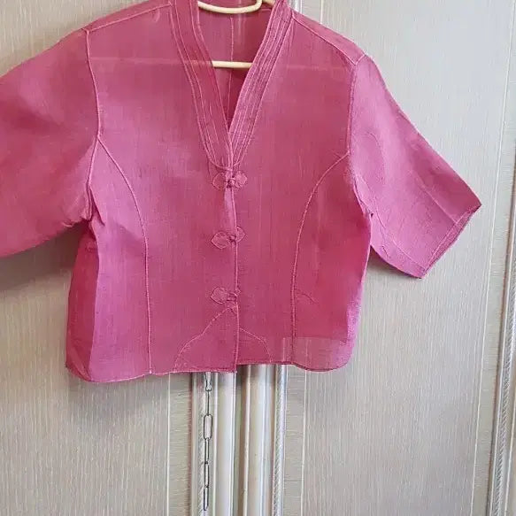 [BUNJANG] Ramie Short Blouse / 모시짧은상의
