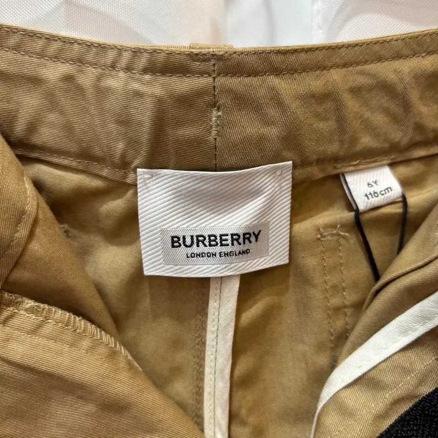 [BUNJANG] Burberry Kids Beige Pants (6Y) / 새상품 아동 6Y 버버리 아동용 베이지 팬츠 C347