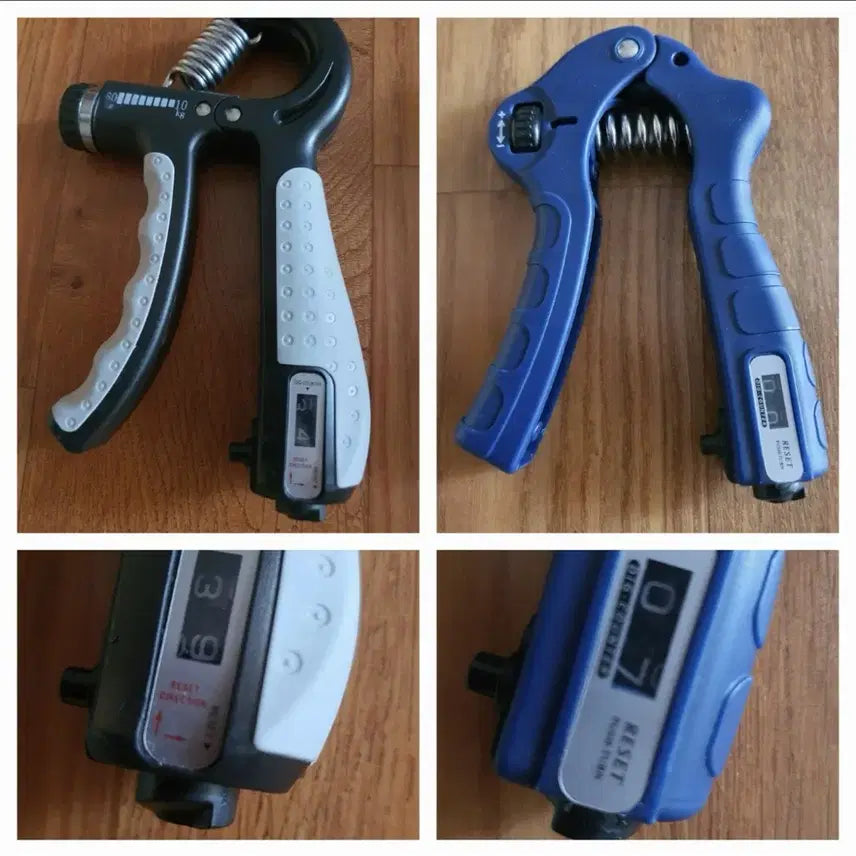 [BUNJANG] Adjustable Hand Grip Strengthener with Counter (Set of 2) / 손목강화 손근력 조절식 악력기 강.약 조절됨 횟수표시됨 2개 합1만2천원