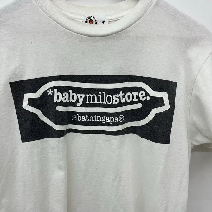 [BUNJANG] BAPE Baby Milo Store T-Shirt White Women&