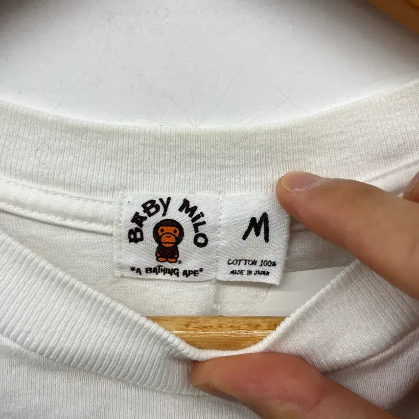 [BUNJANG] BAPE Baby Milo Store T-Shirt White Women&