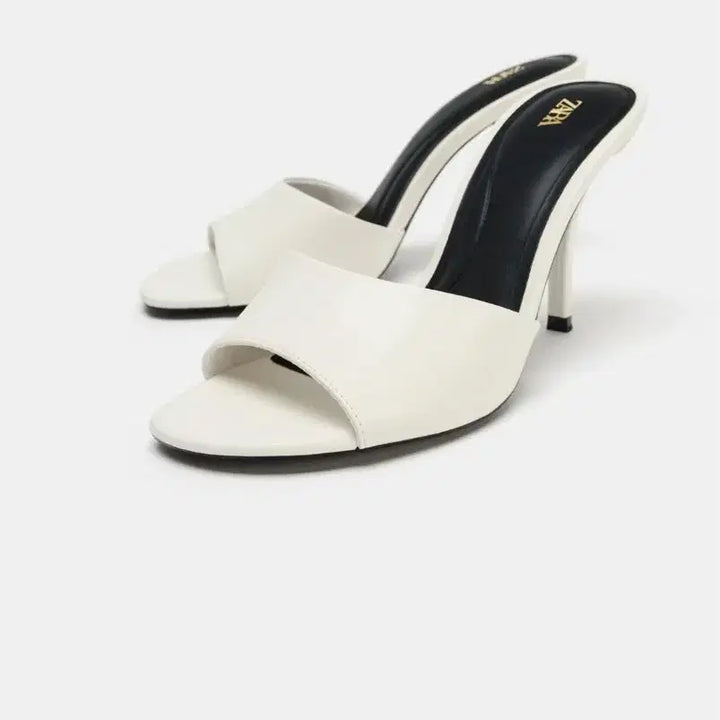 [BUNJANG] ZARA Cream White Heeled Sandals / 자라  크림화이트 힐샌들