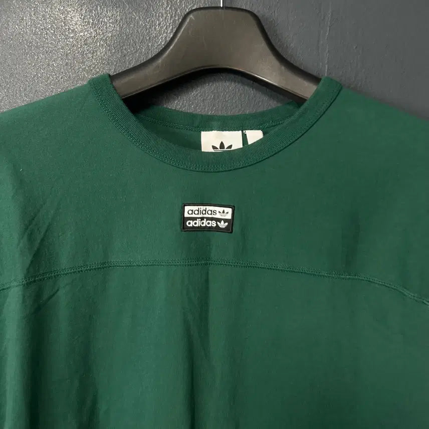 [BUNJANG] Adidas Logo Green Short Sleeve T-Shirt / S 아디다스 로고 그린 반팔 티셔츠