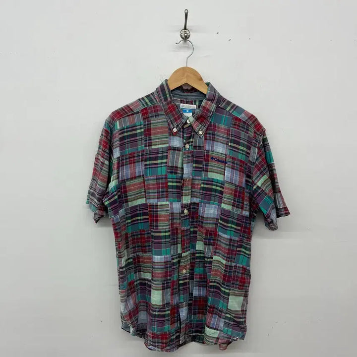 [BUNJANG] Columbia Check Short Sleeve Shirt Women&