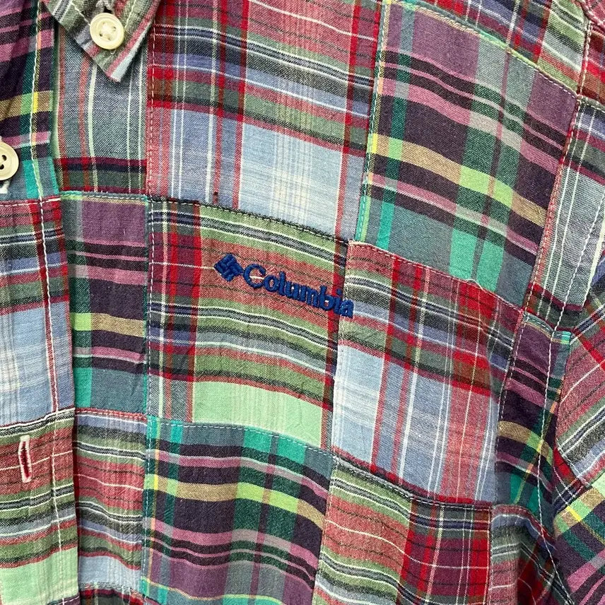 [BUNJANG] Columbia Check Short Sleeve Shirt Women&