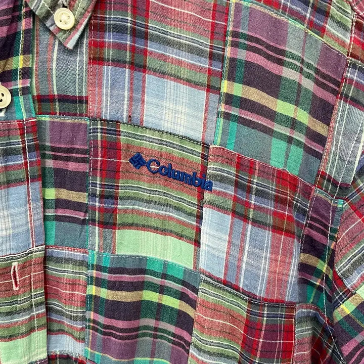 [BUNJANG] Columbia Check Short Sleeve Shirt Women&