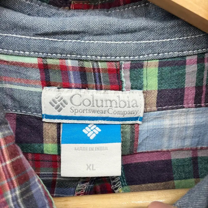 [BUNJANG] Columbia Check Short Sleeve Shirt Women&