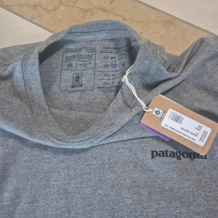 [SOLD OUT] 파타고니아  반팔티셔츠 M사이즈 회색