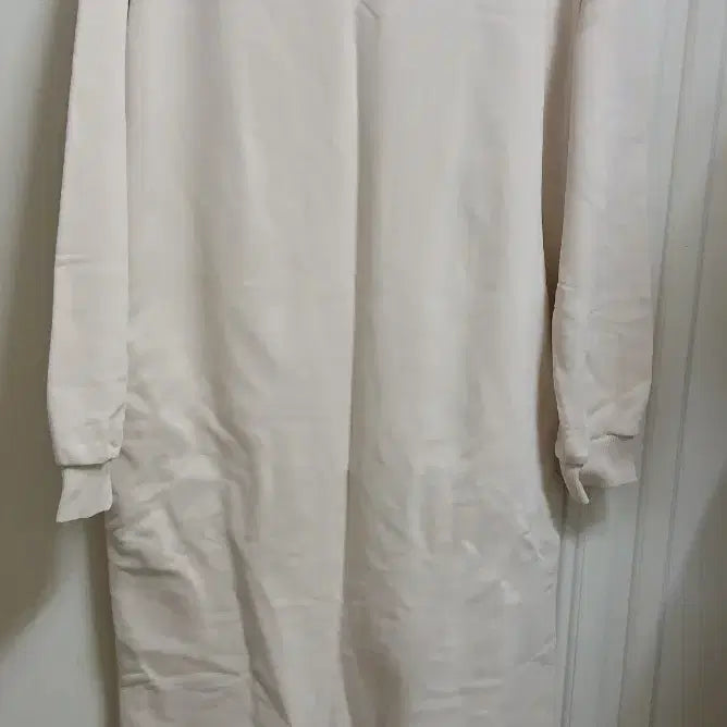 [BUNJANG] The North Face Cotton Blend Logo Long T-Shirt Dress - Beige / 노스페이스 맨투맨 원피스
