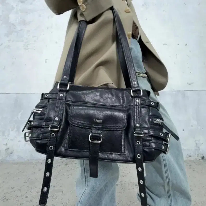 [BUNJANG] Deinet Locomotive Shoulder Bag Black / 다이닛 deinet 기관차 가방  블랙