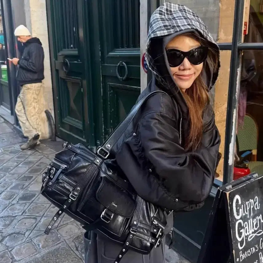 [BUNJANG] Deinet Locomotive Shoulder Bag Black / 다이닛 deinet 기관차 가방  블랙