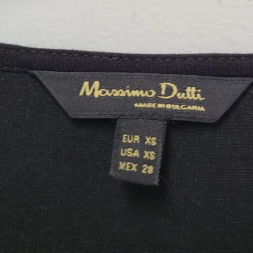 [BUNJANG] Massimo Dutti Black Rayon Pin Stripe Belted Midi Dress / 마시모두띠 벨트 원피스 55