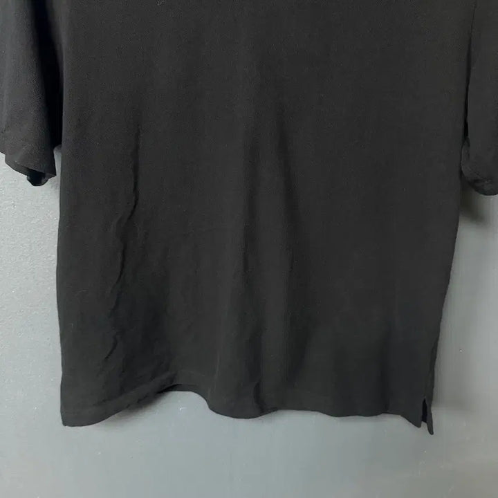 [BUNJANG] Musinsa Standard Black Short-Sleeve Collar T-Shirt 2XL / 2XL 무신사스탠다드 블랙 논버튼 반팔 카라티