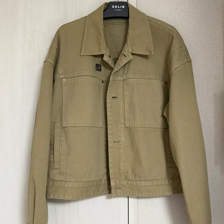 [BUNJANG] Wooyoungmi 22FW Cropped Jacket Beige / (50) 22fw 우영미 코큰 크롭 자켓 베이지