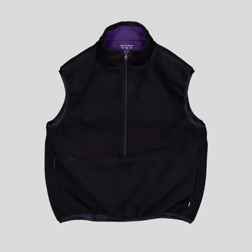 [BUNJANG] ENDS AND MEANS Reversible P/O Vest Purple L / ends and means Reversible P/O Vest