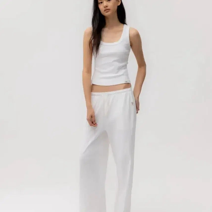 [BUNJANG] GLOWNY G COMFORT STRING PANTS (WHITE) / 글로니 G COMFORT STRING PANTS (WHITE)