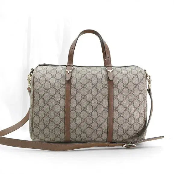 [BUNJANG] Gucci 322231 GG Supreme Canvas Nice Boston 2-Way Bag / (구찌) 322231 GG 슈프림 캔버스 나이스 보스턴 2WAY
