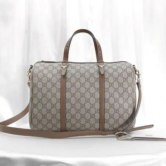 [BUNJANG] Gucci 322231 GG Supreme Canvas Nice Boston 2-Way Bag / (구찌) 322231 GG 슈프림 캔버스 나이스 보스턴 2WAY