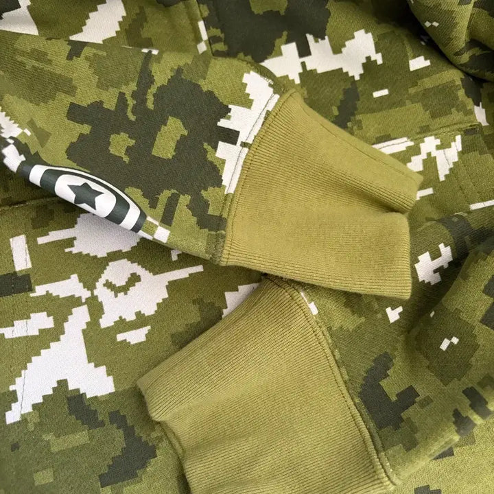 [BUNJANG] BAPE Multi Camo Shark Hoodie Zip-Up - Size S / 베이프 멀티 카모 샤크후드 s 정품