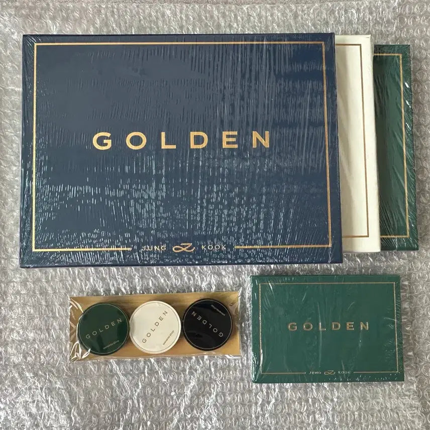 [BUNJANG] BTS Jungkook Solo Album GOLDEN Logo Smart Talk Set / BTS 정국 솔로 앨범 골든 &