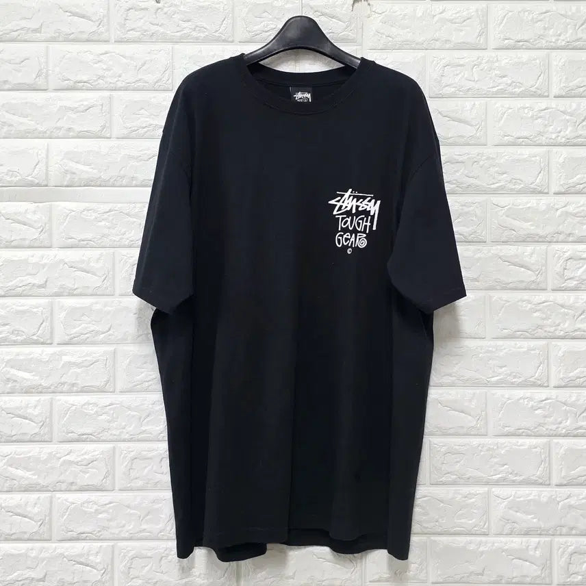 [BUNJANG] Stussy Black Short Sleeve T-Shirt / L 스투시 블랙 반팔 티 D775