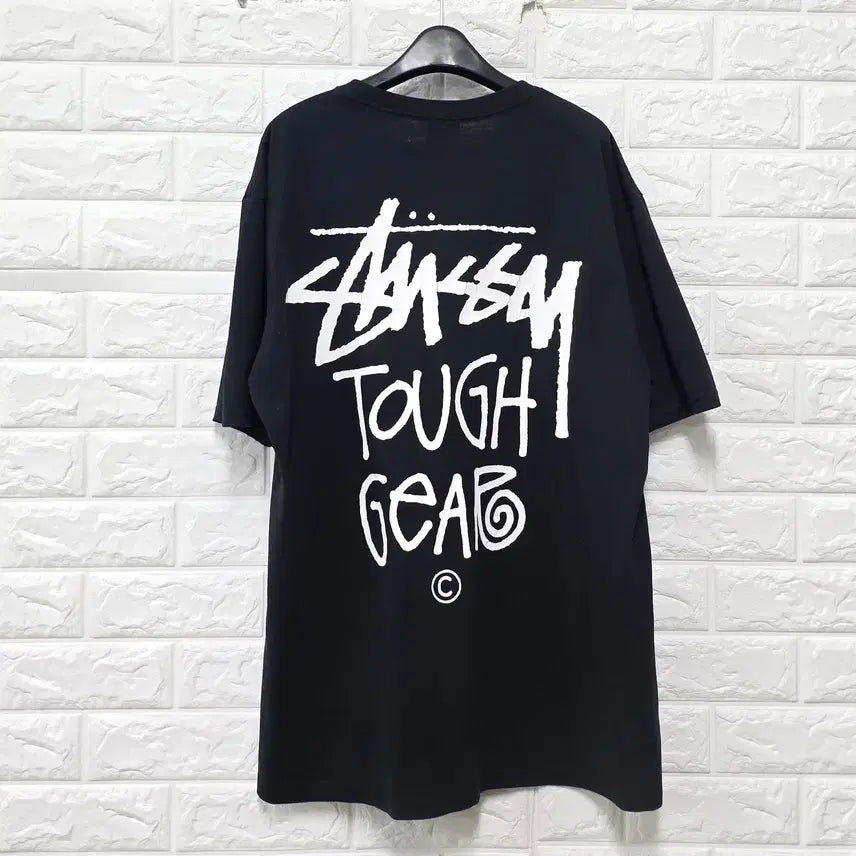 [BUNJANG] Stussy Black Short Sleeve T-Shirt / L 스투시 블랙 반팔 티 D775