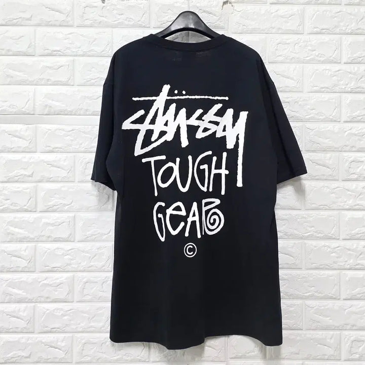 [BUNJANG] Stussy Black Short Sleeve T-Shirt / L 스투시 블랙 반팔 티 D775