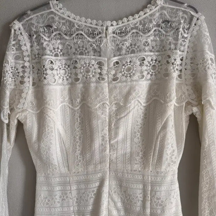 [BUNJANG] Lusirju Lace Dress White / 루시르주 레이스 원피스 화이트